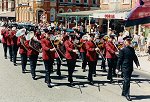 On the march in Clacton-on-Sea, Essex, BM Robert Munn - 1994