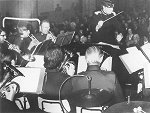 On the concert platform of St Andrew's Hall, Norwich - 1972